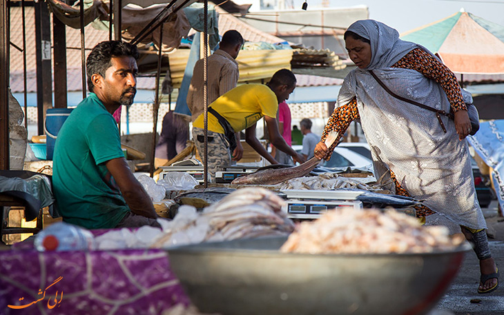 ماهی فروشی دست فروشی بندرعباس شهر هرمزگان تازه خبر صبح ساحل