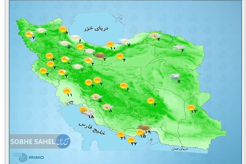 ابوموسی گرمترین نقطه ایران 