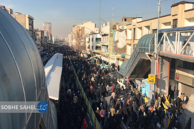 حرکت میلیونهاتن از عاشقان شهادت و مقاومت به سوی دانشگاه تهران
