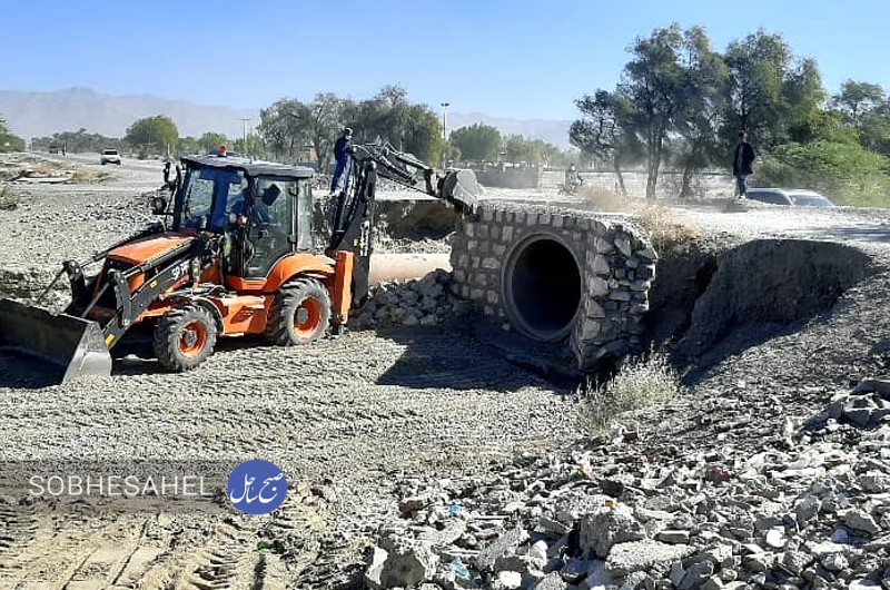 عملیات تعمیر پل روستای چراغ آباد آغاز شد