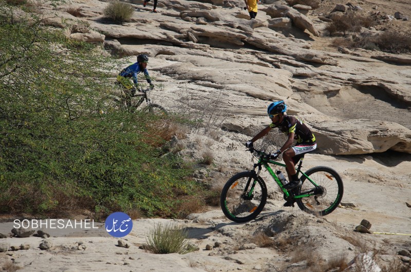مسابقات دوچرخه سواری در کوهستان پارک پنجه علی 