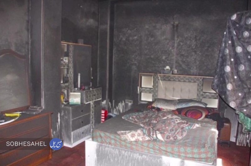 آتش‌سوزی واحد آپارتمان در بلوار نواب/ علت: اتصالی برق کولر