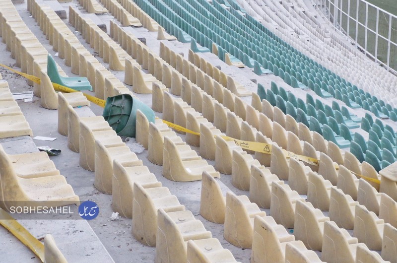 ورزشگاه خلیج‌فارس پس از گذشت 14 سال از افتتاح رو به ویرانی است